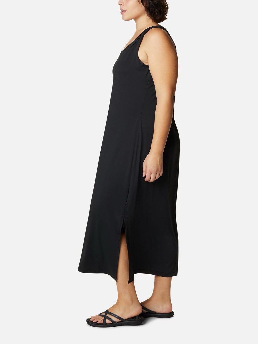 Columbia Women's Chill River Black Midi Dress Size 2X - Picture 3 of 11
